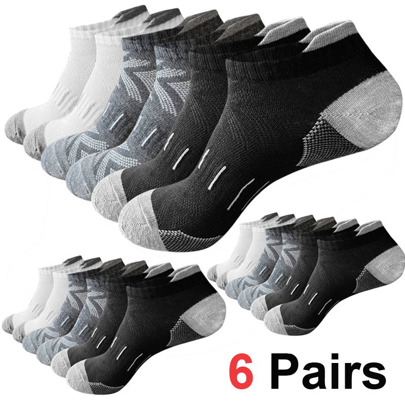 Athletic Sock Cushion - 6/12 أزواج من الجوارب الرياضية المبطنة