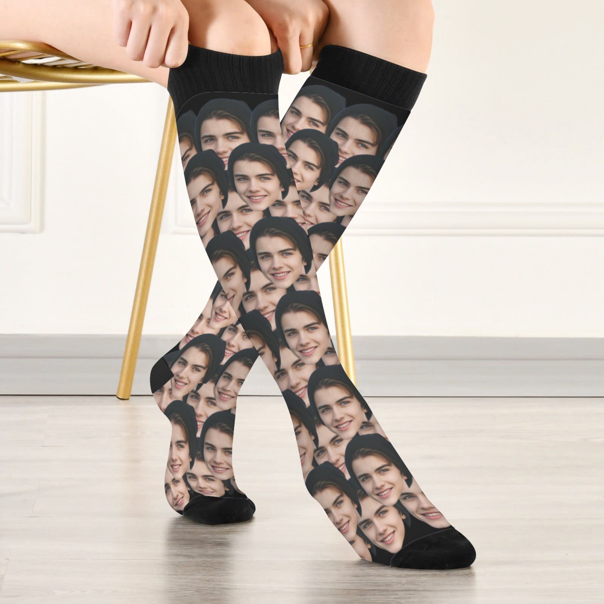 No Show Sock Women - جوارب مخصصة للرجال والنساء، جوارب مطبوعة