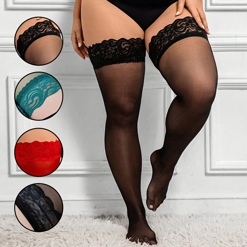 Thigh High Sock Stay Up - جوارب نسائية طويلة فوق الركبة بمقاسات