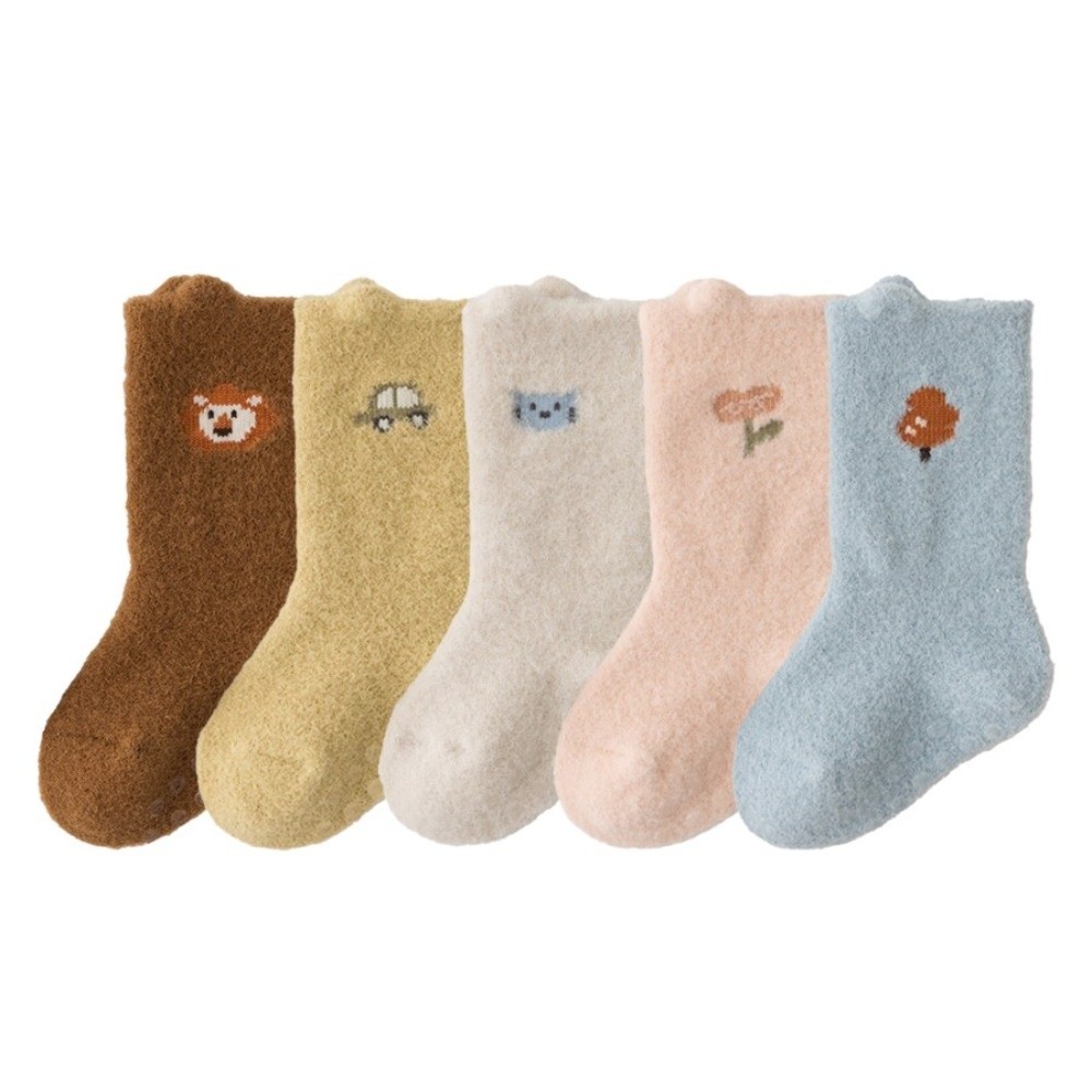 2 أزواج جديد لطيف الحيوان الطف - مراجعة Thermal Sock Winter وسعره