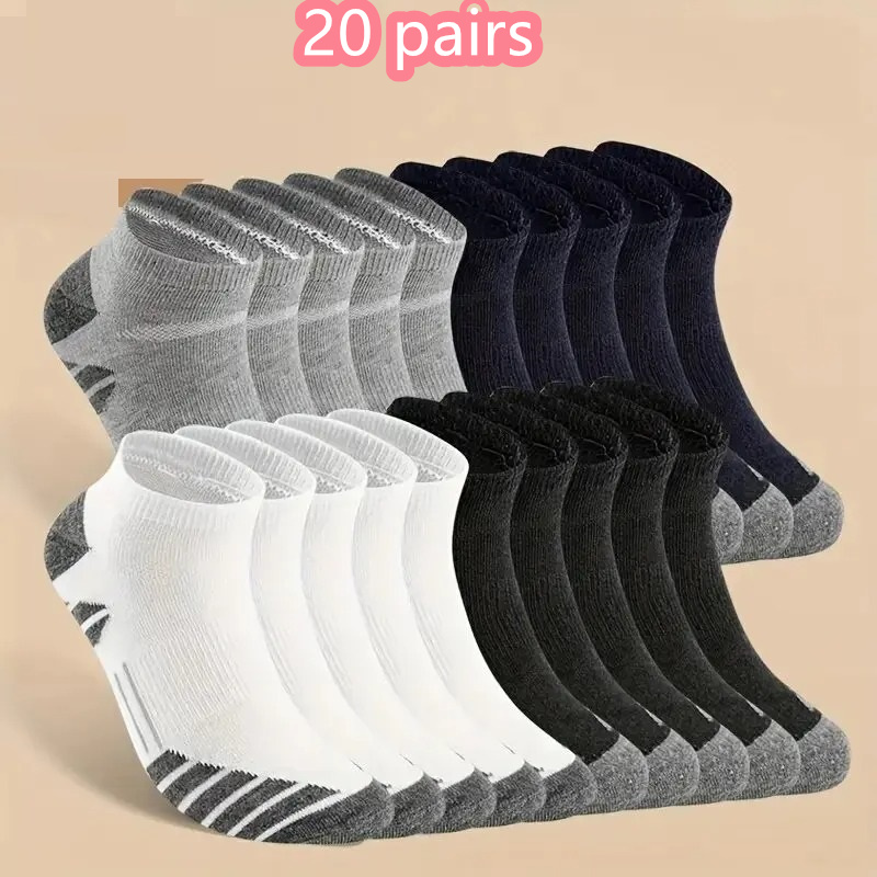 1/10/20 Pairs الكاحل جوارب الج - مراجعة Athletic Sock Cushion وسعره