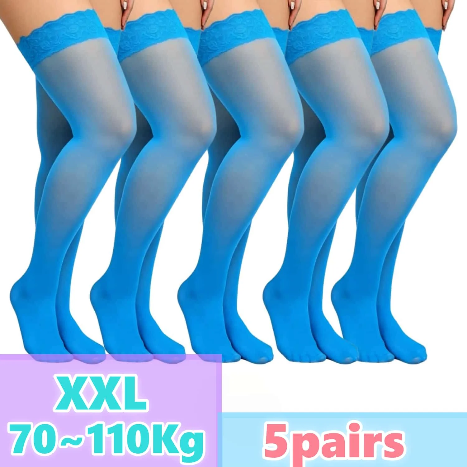 جوارب نسائية طويلة فوق الركبة  - مراجعة Thigh High Sock Stay Up وسعره
