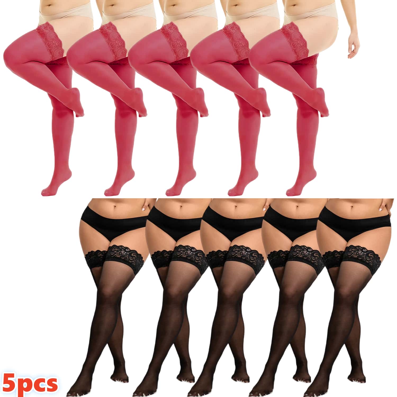 جوارب نسائية طويلة فوق الركبة  - مراجعة Thigh High Sock Stay Up وسعره
