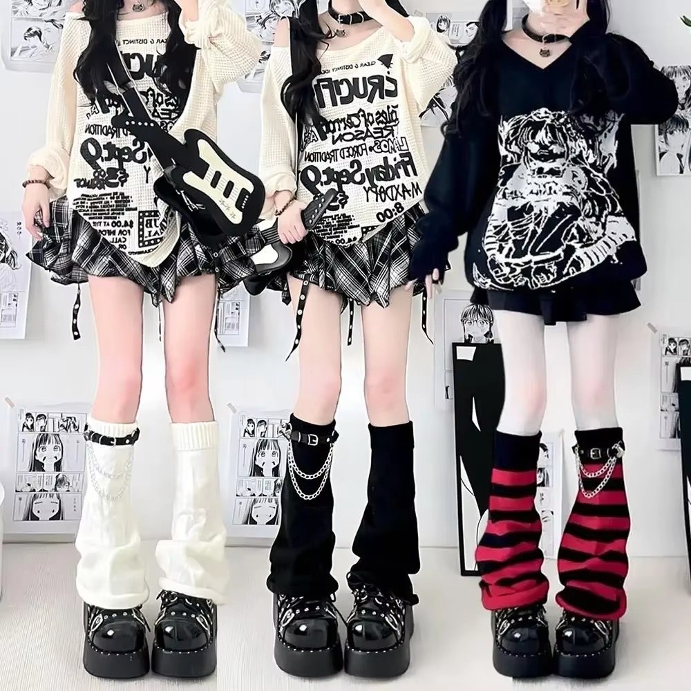 جوارب طويلة محبوكة بأسلوب القو - مراجعة Boot Sock Slouchy وسعره
