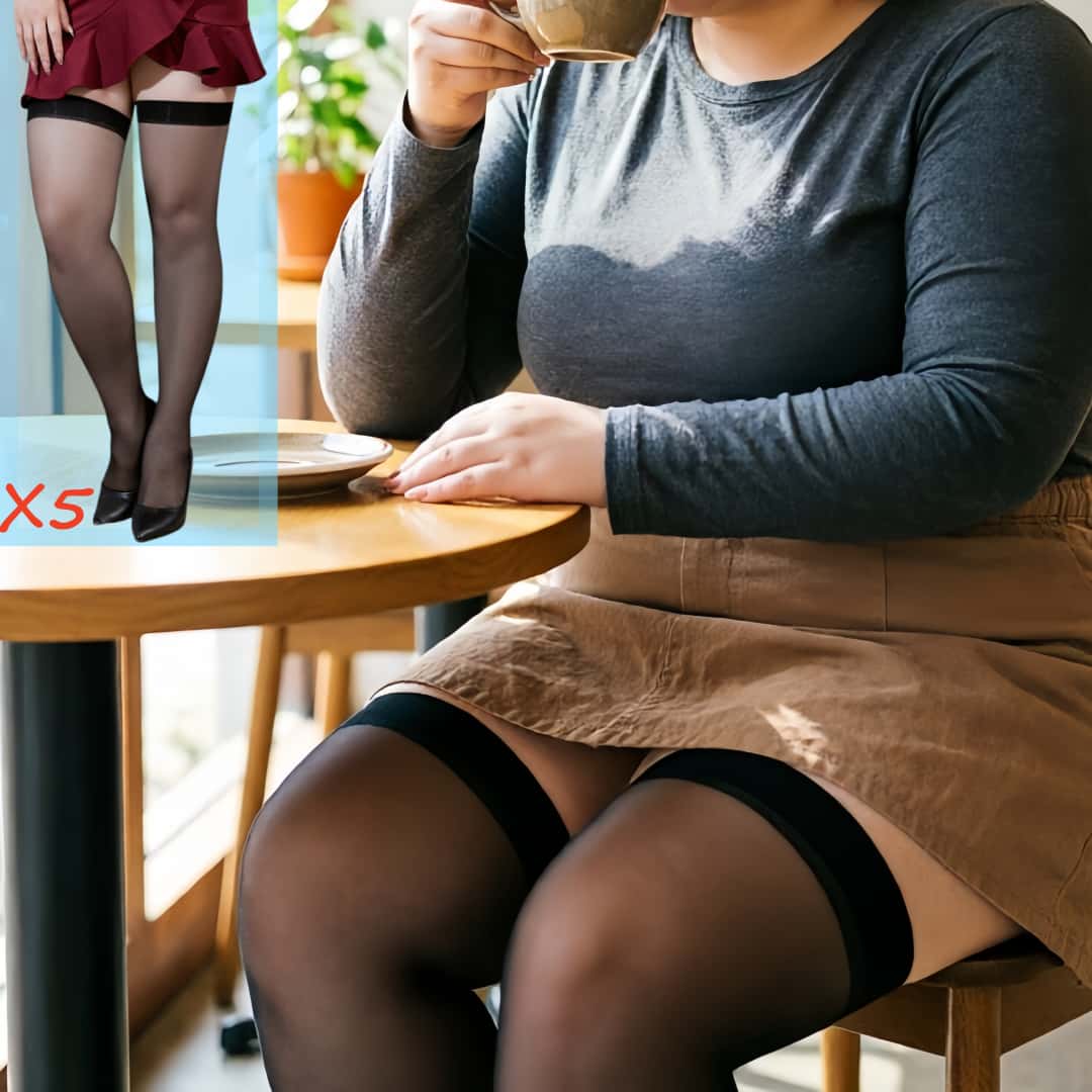 5 أزواج من الجوارب الطويلة فوق - مراجعة Thigh High Sock Stay Up وسعره