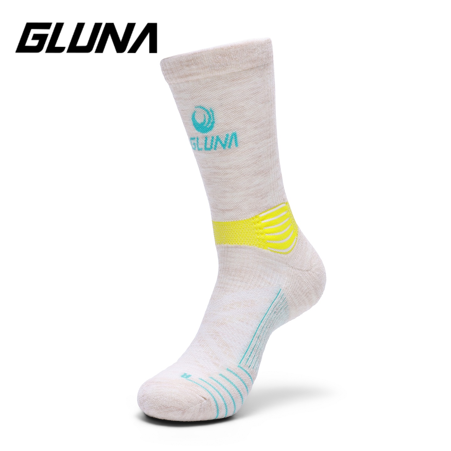 جوارب رياضية GLUNA للمشي والجر - مراجعة Wool Hiking Sock وسعره