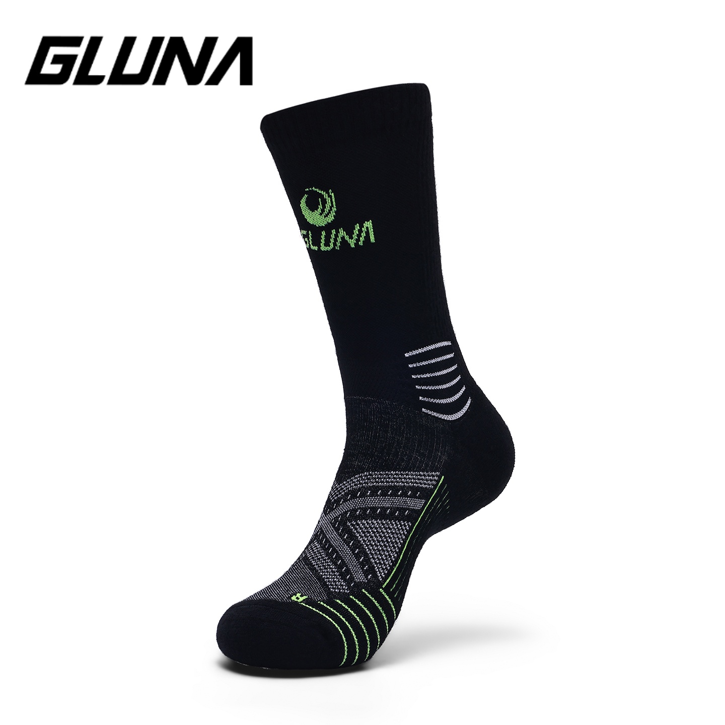 جوارب رياضية GLUNA للمشي والجر - مراجعة Wool Hiking Sock وسعره